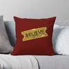 Верь Полярный Экспресс Билет Санты Наволочка Полиэстер Лен Бархат Креативная Молния Декор Наволочка Подушка для Кровати Чехол для Подушки