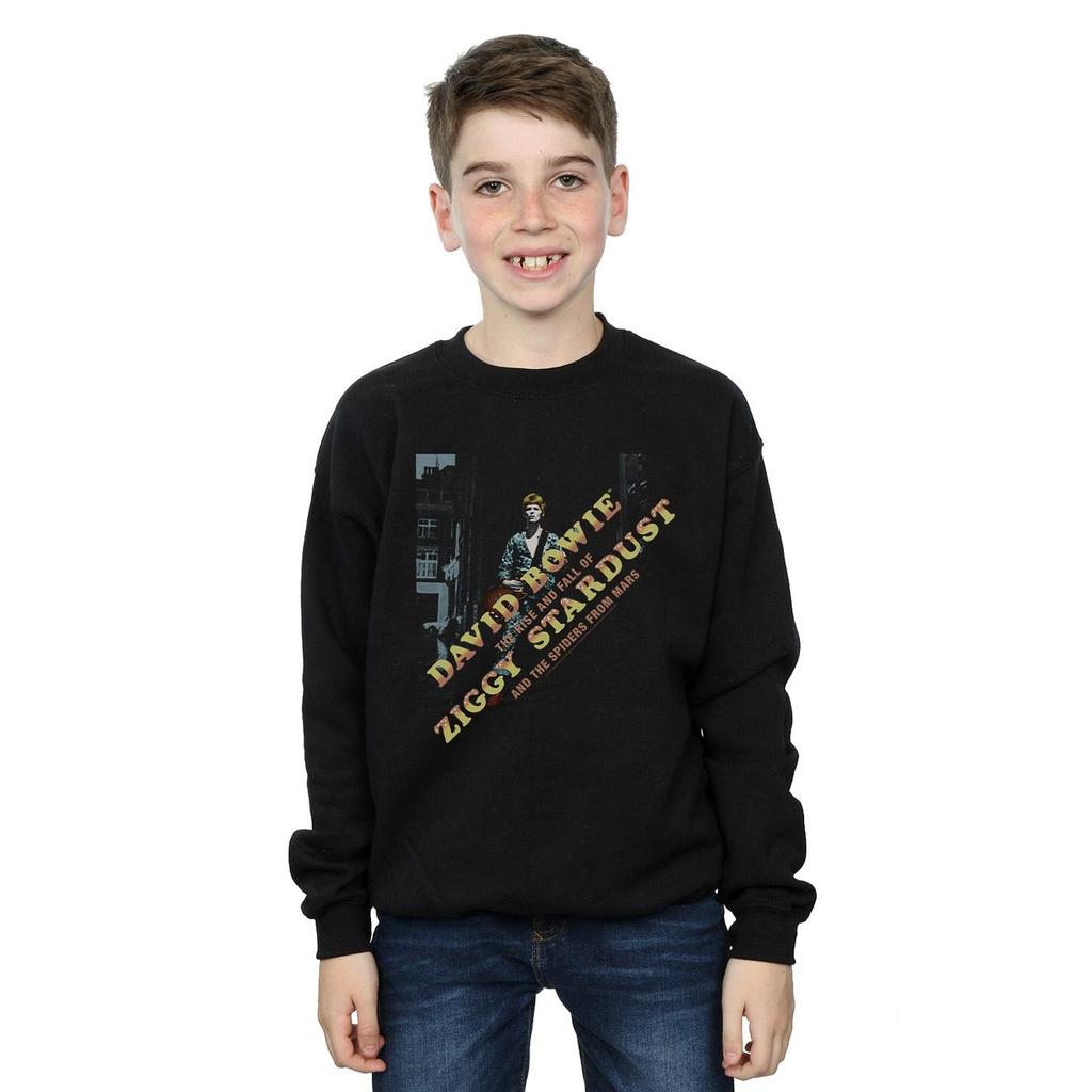David Bowie Boys Ziggy Diagonal Sweatshirt