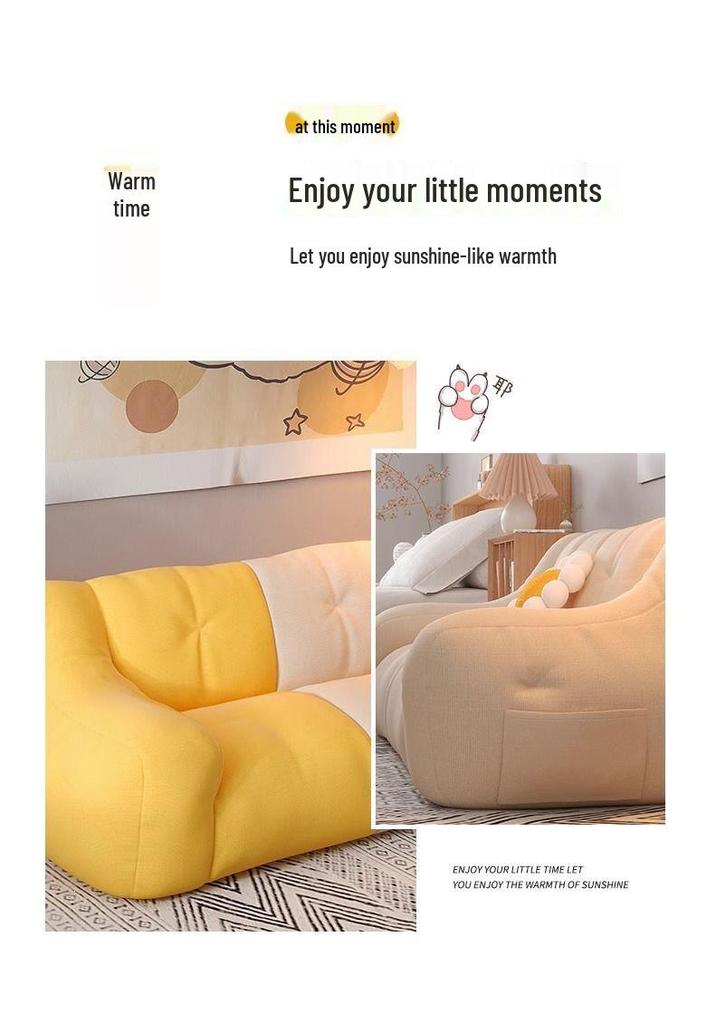 Reclining Tatami Sofa: Compact Double Sleeper for Home & Bedroom Relaxation