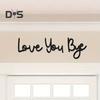 Wooden Wall Decor Sign Love You Bye Sign Home Decor Entryway Wall Letter Ornament Housewarming Wedding Gift for Couples Family