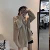 Cardigan Knitted Coat Female 2023 Autumn/Winter Versatile Korean Edition Outwear Gentle Mid Length Sweater Cardigan for Women