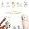 1 шт. Хранилище шерсти питомца Подвески-брелоки для сумки для любителей питомцев Прозрачный дизайн для демонстрации питомца Забавные сувениры с питомцем Сделай сам Шерсть питомца