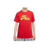 Sportswear Jdi Logo Print Short Sleeve T-Shirt Men Tops Red AR5007-658