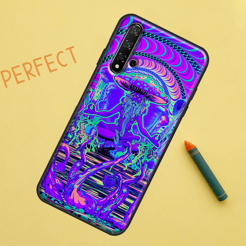 Spiritual Trippy Psychedelic Case For Huawei Nova 10 9 SE 5T Y90 Y70 Y60 Y61 Nova 3i 7i 8i 11i P20 P40 P30 Lite P60 Pro