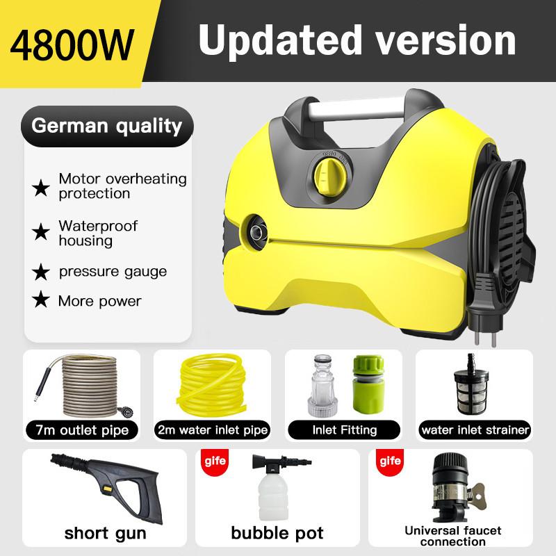 220 В бытовой водоструйный очиститель высокого давления беспроводной распылитель воды воздушный насос портативная машина для мойки автомобилей