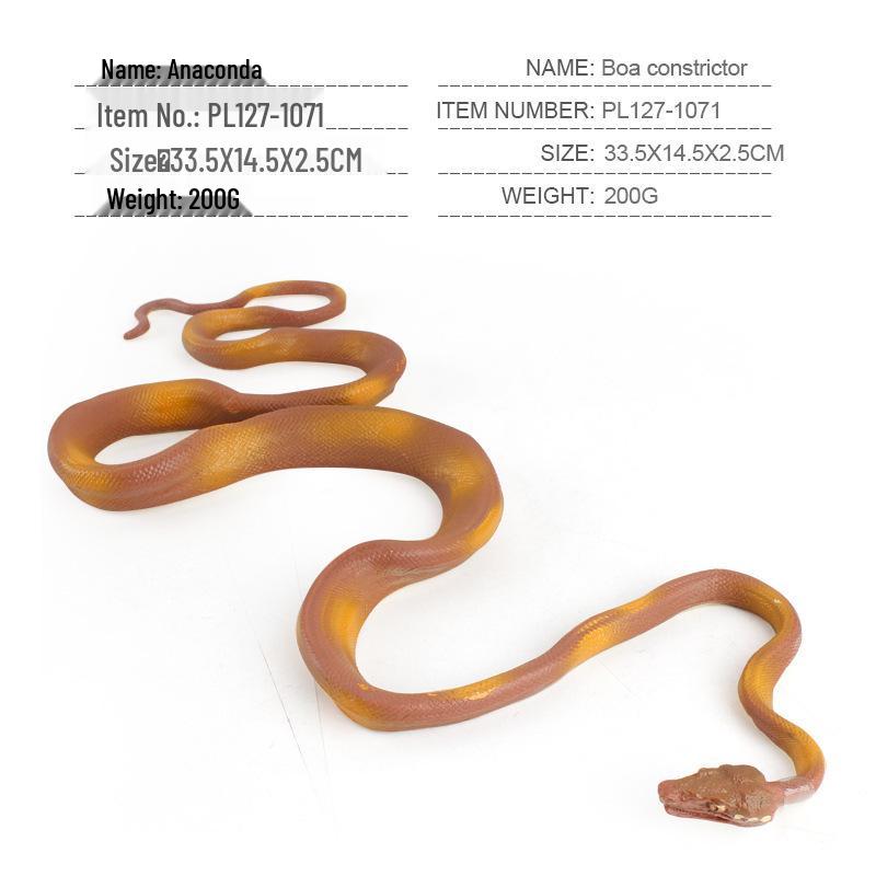Children's Wild Animal Simulation Snake Toy Model