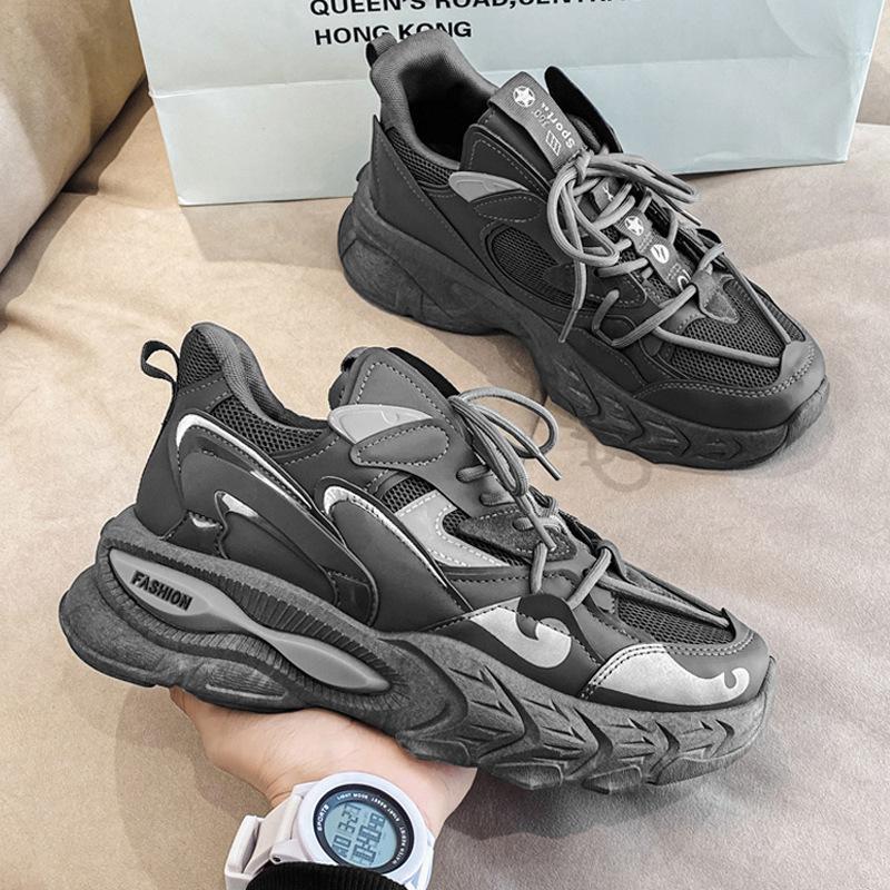 2025 весна и осень новая мужская обувь корейская версия трендовая обувь для пап мужская спортивная обувь молодежная повседневная обувь