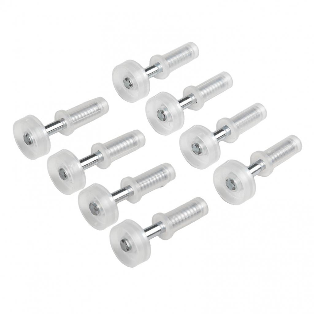 7/8inch*1.8inch Top Guide Wheels 8PCS Bifold Flexible Shaft Metal