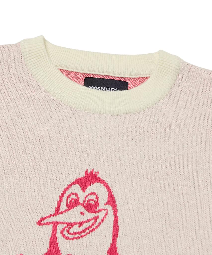 WKNDRS Penguin Knit Sweater (Ivory)
