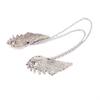 Retro Collar Clip Punk Chain Tassel Blouse Shirt Angel Wing Tips Pin Brooch MIT