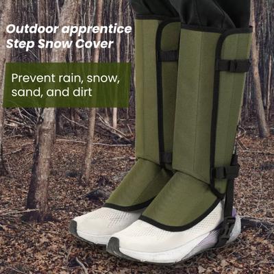 1 пара уличных гетр для ног, регулируемые, мужские, женские, для пешего туризма, альпинизма, катания на лыжах, охоты, защиты от песка и змей, гетры для обуви, чехлы для защиты ног