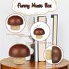 M-Modern-Музыкальная шкатулка «Ты мое солнышко», Деревянная гравировка, Винтажная, Милый гриб, Заводная, Музыкальные подарки для парня, женщины, мужа