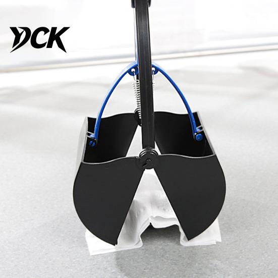 Large And Medium Dog Waste Scooper Pooper Scooper, Portable Pet Cleanup Tool with 20 Bags, Non Stick ABS Plastic Carry Case, Foldable for Yard, Lawn,
