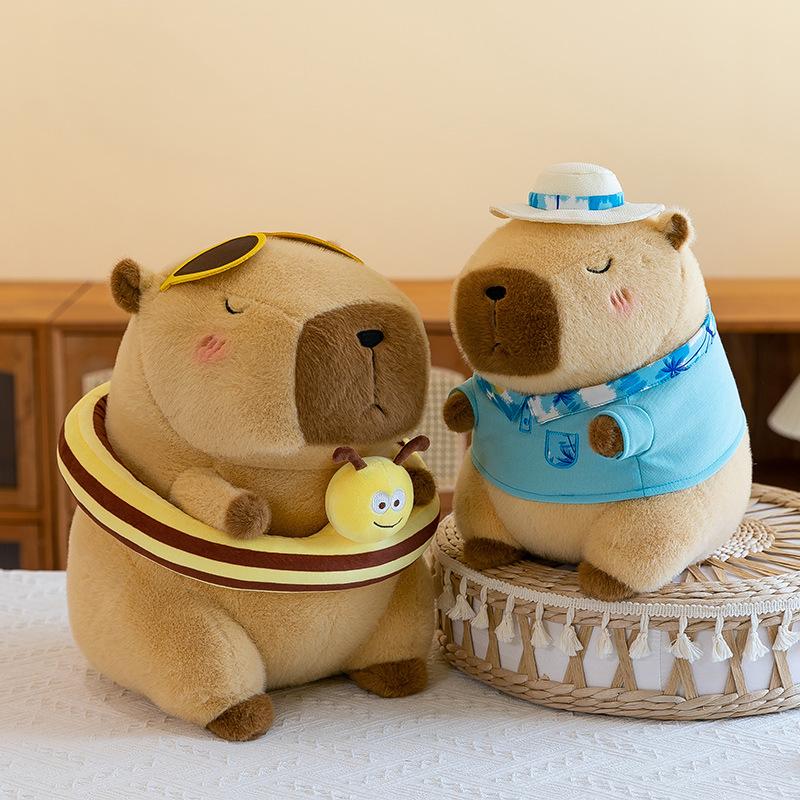 Summer New Cool Capybara Plush Toy Doll Kapibara Doll Children's Soothing Doll