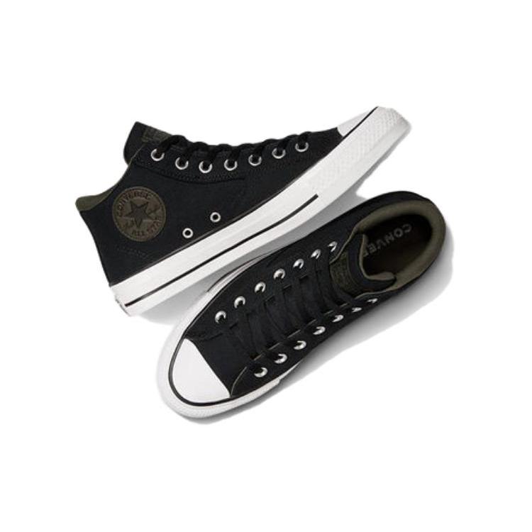 Converse Кеды Chuck Taylor All Star Устойчивые к истиранию Дышащие Устойчивые к истиранию Дышащие Средняя высота Холщовые Унисекс A06606C