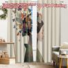 2pcs, 2D FLAT PRINTING Curtains (Without Rod) Floral Harmony(1) Holiday Halloween Christmas Printed Curtains Yarn Curtains Room