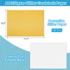 PATIKIL 60 Sheets Golden Glitter Cardstock Paper A4 250gsm Rectangle Premium Sparkly Paper Craft Cardstock Paper Scrapbook Card Making DIY Art Project