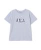Футболка с флокированным логотипом JILL by JILL STUART, 125-5260012, Синий, Свободный размер, Женская