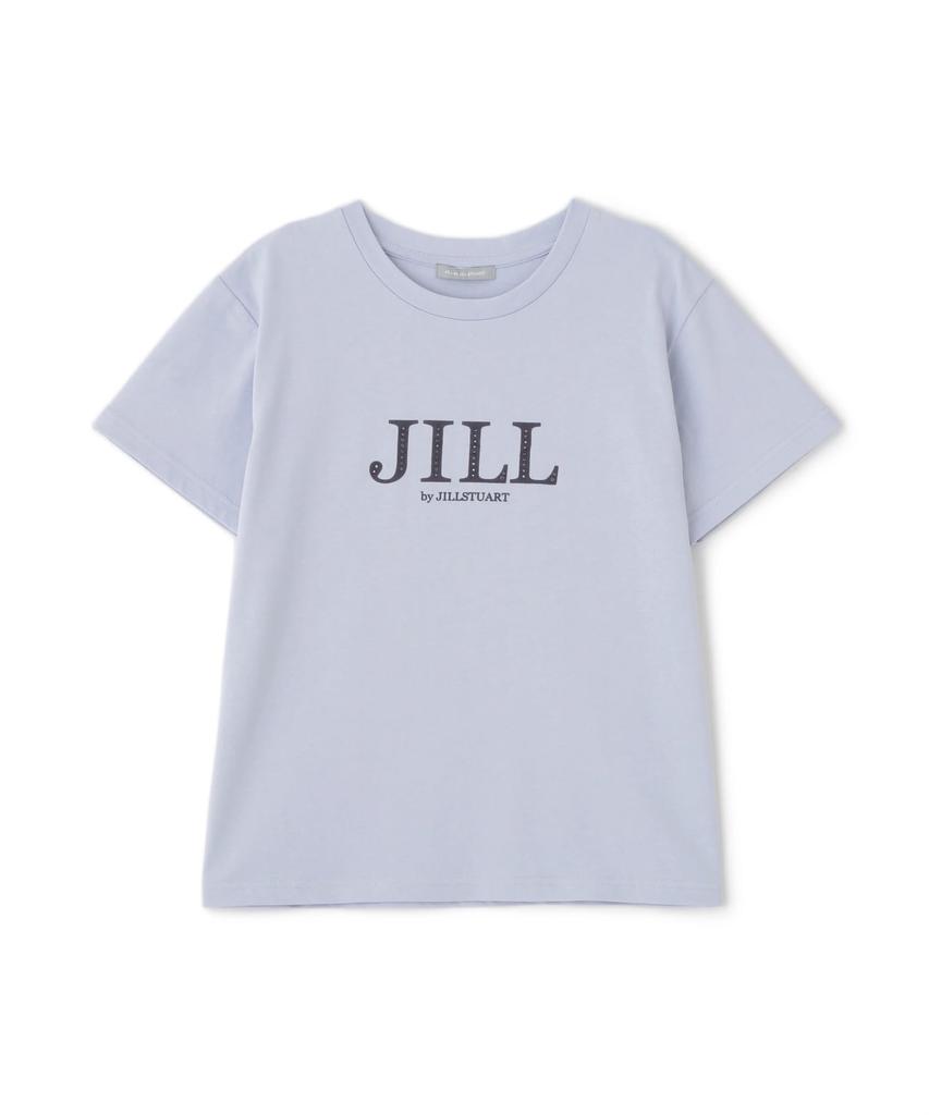 Футболка с логотипом из флока Jill by Jill Stuart 125-5260012 Синий Один размер