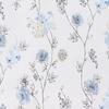 Vintage Blue Floral Wallpaper - Self-adhesive Self Adhesive Contact Paper Removable Waterproof Wallpaper For Urniture Renovation