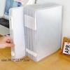 File Storage Box Transparent Double Buckle Plastic Archive Box Waterproof Dustproof Visa Graduation Certificate Information Box
