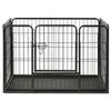 VidaXL Parc pour chiots Acier 91,5x59x61 cm