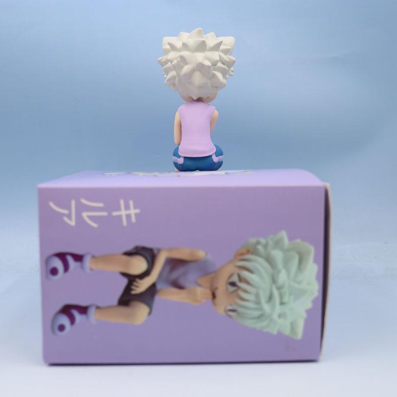 11 см Аниме Фигурка HUNTER X HUNTER Киллуа Золдик Милая Модель Кошки Мультяшный Периферийный Декор для Рабочего Стола Коллекционные Подарки Кукла Игрушка