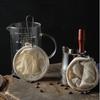 Многоразовый фильтр-пакет для кофе Фланелевая ткань Ситечко Замена Носок для кофейного фильтра Мелкая сетка Ручка из нержавеющей стали