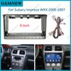 9 Inch Car Frame Fascia Adapter Canbus Box Decoder Android Radio Audio Dash Fitting Panel Kit For Subaru Impreza WRX 2000-2007