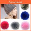 Diy Raccoon Women Fur Pom Poms Ball For Knitting Beanie Accessories Hats