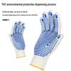 Work-Grade Non-Slip Cotton Gloves: Wear-Resistant & Thickened for Construction, Handling & Rock Climbing