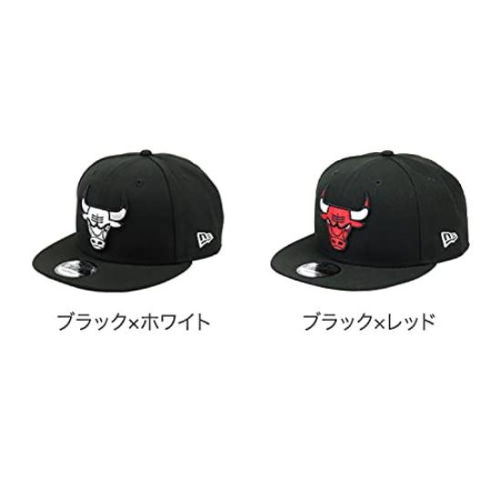 Кепка-snapback New Era 9FIFTY NBA Chicago Bulls 70558225, Вышитый логотип Быка, Регулируемая кепка, Один размер, Черный x Красный