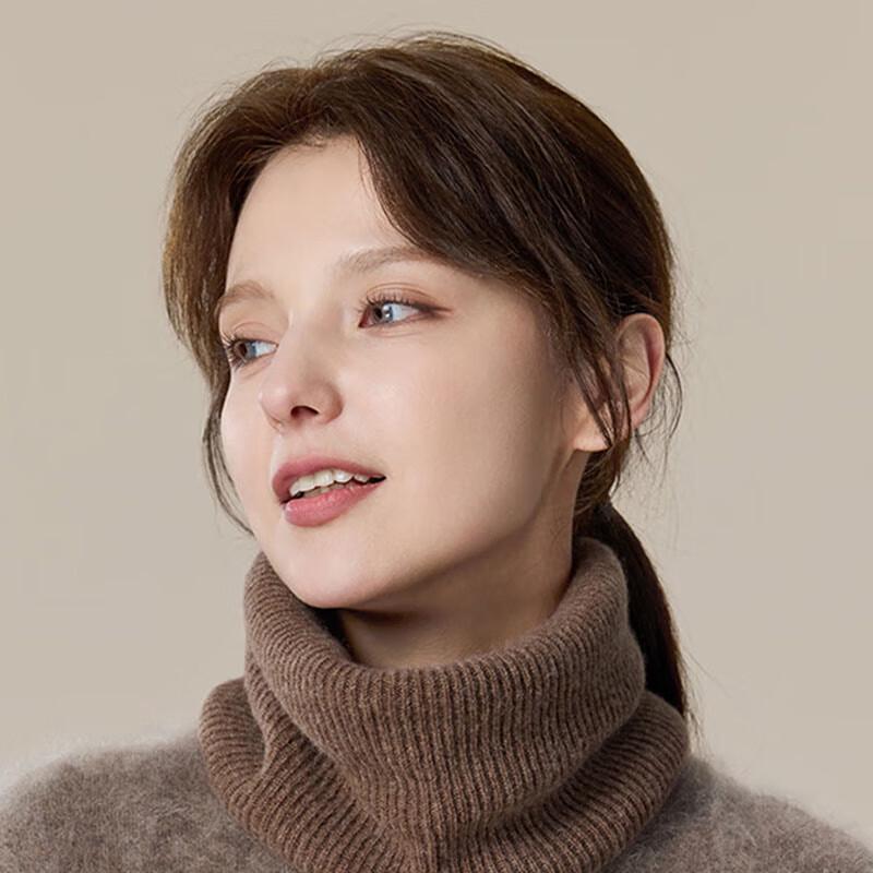 JIUMU Женский шерстяной вязаный шарф-манишка