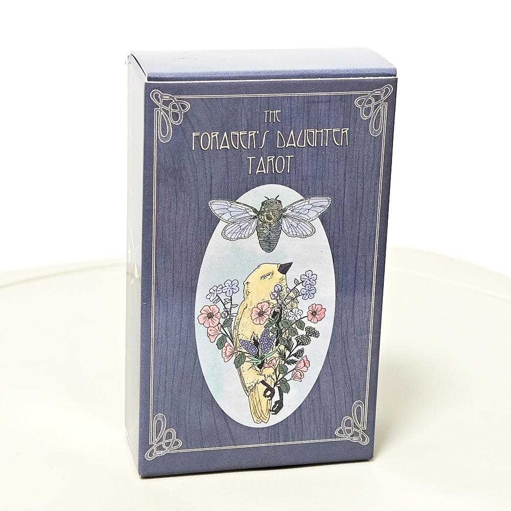Таро «Дочь фуражира» 78 уникально иллюстрированных карт с мотивами и повествованиями, найденными в флоре и фауне 10,3*6 см