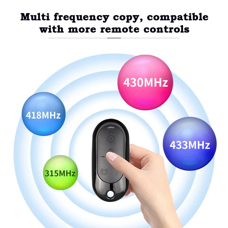 Беспроводной пульт дистанционного управления 4 кнопки 433 МГц универсальный 4 кнопки пульт дистанционного управления для открывания гаражных ворот 315 МГц/418 МГц/430 МГц