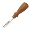 4 Size A4mm A6mm A8mm A10mm Practical Leather Craft Edge Beveler Skiving Beveling Knife DIY Cutting Hand Craft Tool with Wood Handle