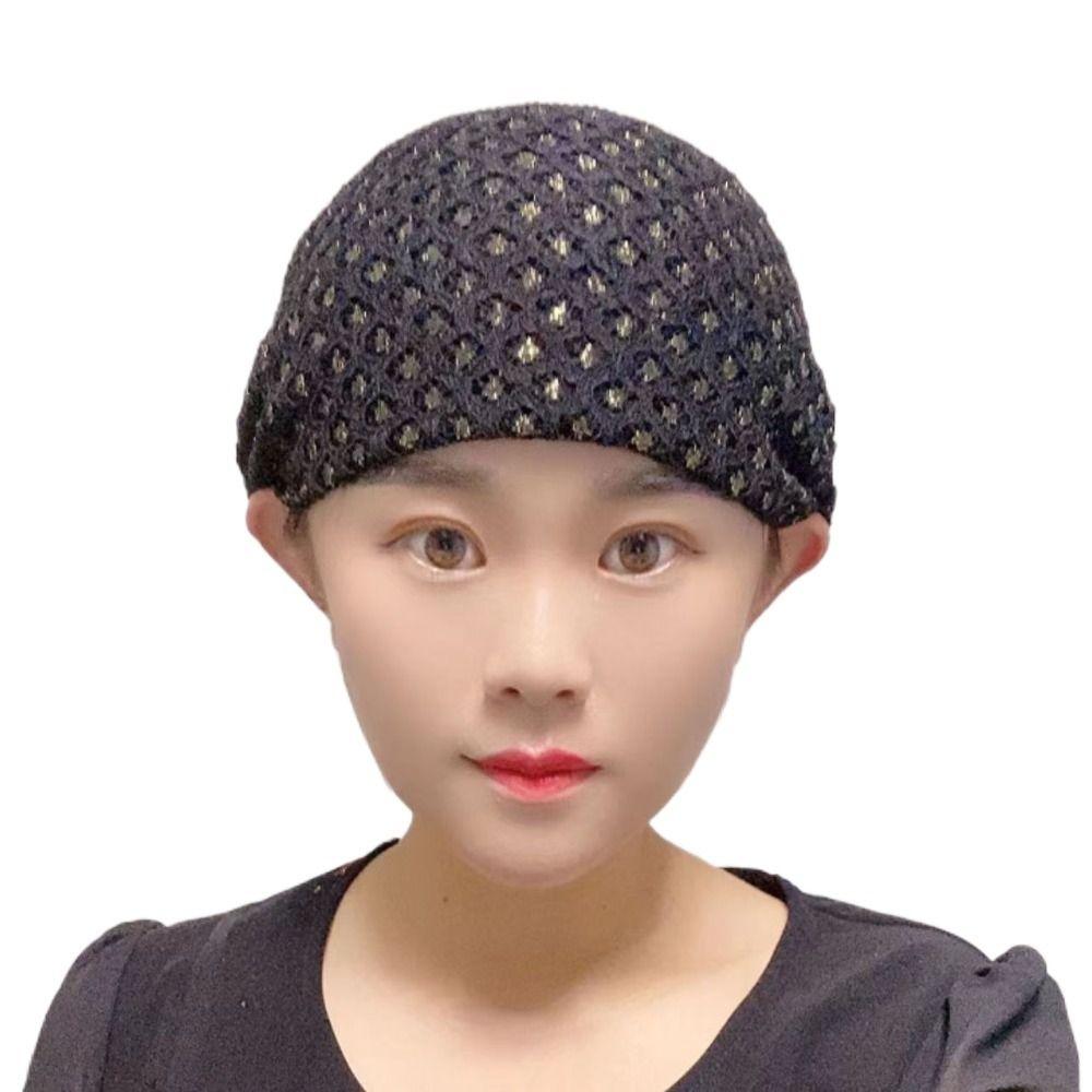 Elegant Headscarf Breathable Hair Cover Cap Fashion Head Wraps  Women