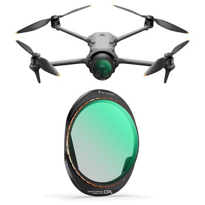 CONCEPT CPL Фильтр для DJI Mavic 4 Яркий Цвет Аэрофотосъемка Поляризационный Легкий Улучшение Качества Изображения K&F Pro, Антибликовый, Фотография, Объектив,