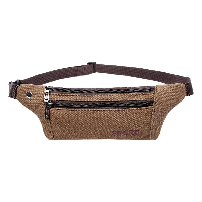 Оксфорд Ткань Fit Waistpack Мобильный поясной рюкзак мужской Спорт на открытом воздухе Отдых Бег Защита от кражи Ультратонкий Невидимый