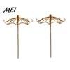 Vintage Umbrella Garden Decor Trellis, Metal Climbing Plant Support, Outdoor Support Stake Decorative Trellis for Vines, Roses, Patio Yard Vertical