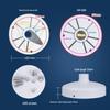 Aluminum Alloy Smart Camera Wall Mount with Cable Concealment, Indoor/Outdoor Extended Pole, and Dome Bracket
