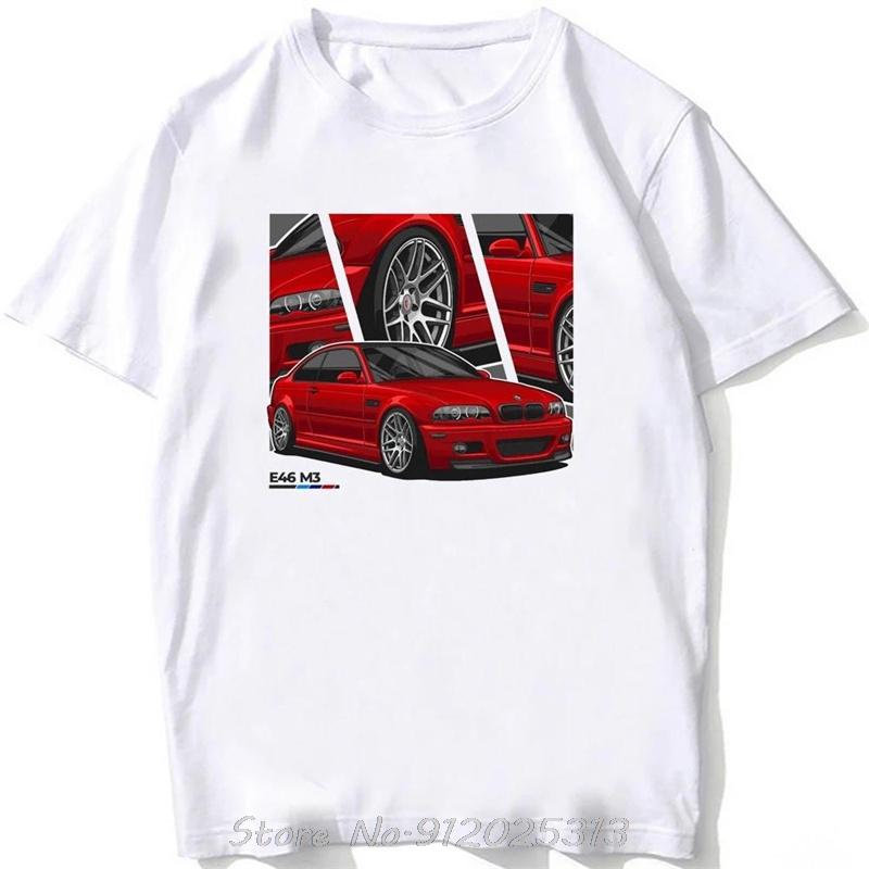 Oversized tshirt Retro Germany EUDM - E34 M5 Tshirts Old Legend E30 M3 Classic Car T-Shirt Boy Casual Tops White Graphic tshirt