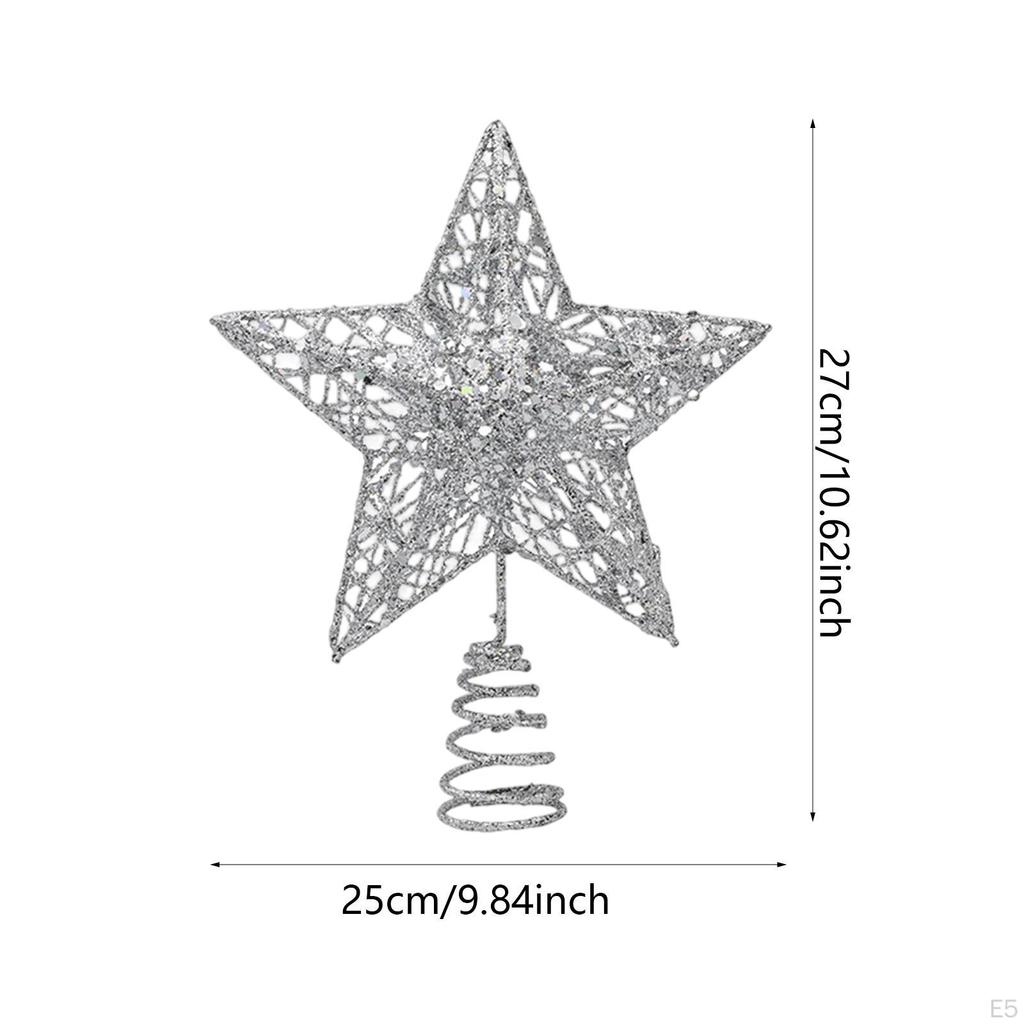 Украшения для рождественской елки Рождественский домашний декор Креативный блеск для верхушки дерева для вечеринки по случаю Нового года