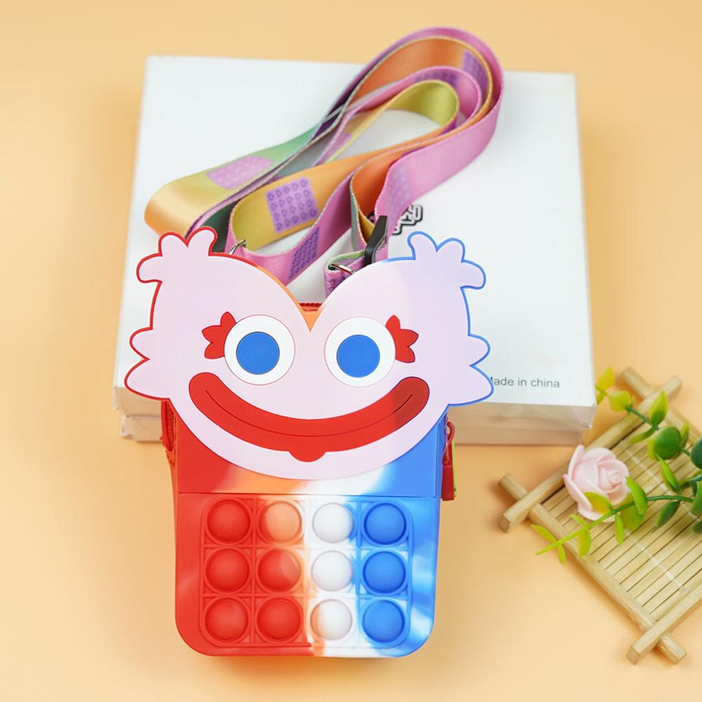 Кошелек для монет с нажимной игрушкой, игрушки для снятия стресса с пузырьковой игрушкой для взрослых и детей