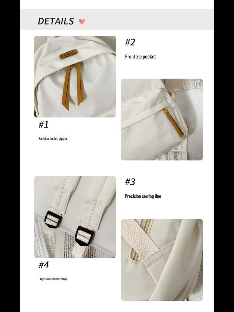 Корейский женский нейлоновый рюкзак 2023 года — модный, универсальный, школьный рюкзак в стиле литературного колледжа