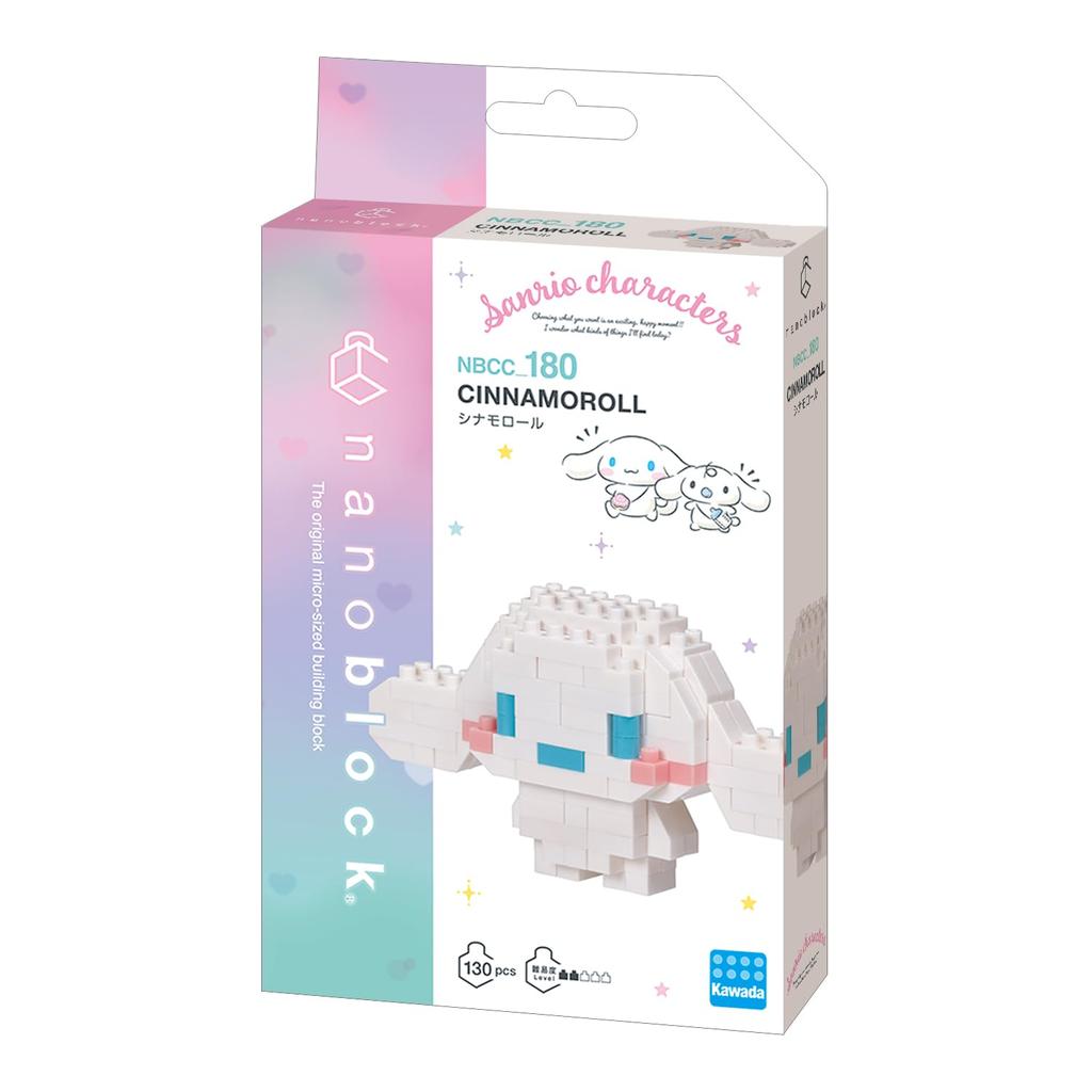 Персонажи Kawada Nanoblock Sanrio Cinnamoroll 130 штук Возраст 12+ NBCC_180