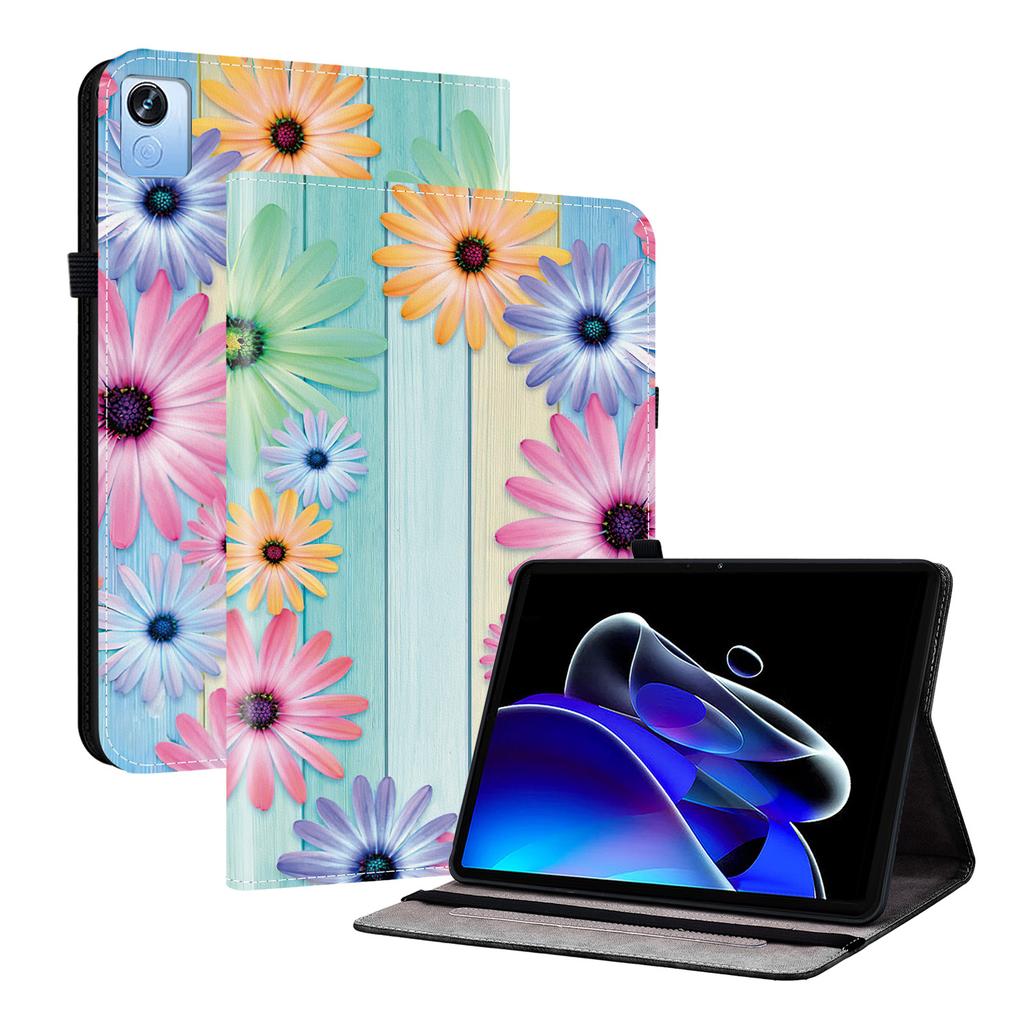 Чехол из искусственной кожи для планшета Realme Pad X-11 стилей! Прочный, с 2 слотами для подставки, держателем для карандашей и слотами для карточек, гибкая задняя крышка из ТПУ