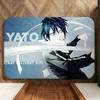 Коврик для пола в стиле аниме N-Noragami, мягкий фланелевый коврик для пола, подходит для прихожих, гостиных, спален и ванных комнат