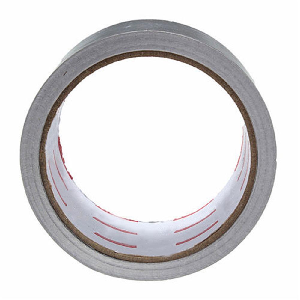 Водостойкая лента с высокой термостойкостью, алюминиевая фольга, утолщенная бутиловая лента, настенная клейкая лента для ремонта трещин на крыше, воздуховодов, 5 см, 17 м