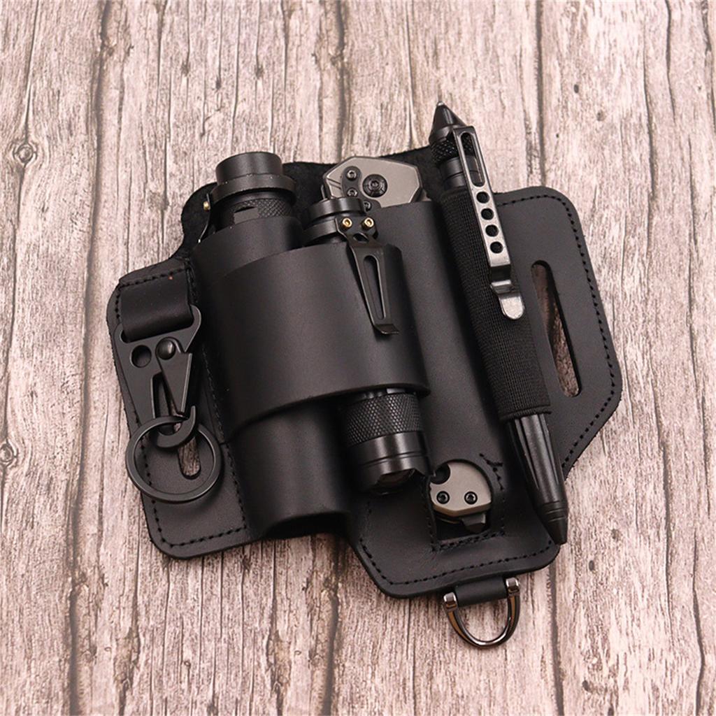 EDC Tactical Tool Holster Wilderness Survival Storage Waist Bag Outdoor Flashlight Holster Knife Holster
